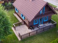 Błękitne okiennice - Dom 6-osobowy ogród, las i jezioro, Warmia Mazury - Chambres d'hôtes Gietrzwałd