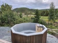 Nyoppført hytte med mulighet til å leie badestamp - B&B Levanger