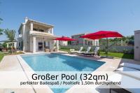 Villa Falco für Familien, bis 6 Personen, 3 Schlafzimmer mit Bad en Suite, Pool mit Loungebereich, Grillterrasse, schnellem Wlan, 2 Parkplätze, - Chambres d'hôtes Muntrilj
