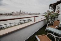 Panorama view rooftop 3Br terrace - B&B Budapest