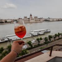 Panorama view rooftop 3Br terrace - B&B Budapest