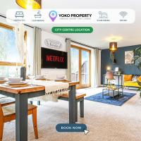 Beautiful City Centre Apartment with Free Parking, Fast-Wifi, SmartTV with Netflix and Private Garden by Yoko Property - B&B Milton Keynes