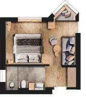 Family Room with Balcony