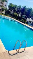 The hidden oasis, steps from the beach and pool - Ferienwohnung Fedala