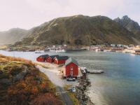 Villa Havgapet - Large Private Villa with HotTub Sea View Lofoten - Ferienwohnung Ballstad