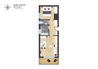 Appartamento Premium con 1 Camera da Letto