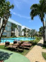 Apt hotel praia Guarajuba condominio Porto Smeralda praia excluisiva - Chambres d'hôtes Guarajuba