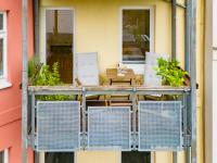 Schlosskönig - Modernes & zentrales Apartment mit Balkon und Arbeitsplatz - Ferienwohnung
