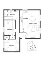 Spacious 2BR Flat - 2 Free Parking Spaces - Near LGW Airport - B&B