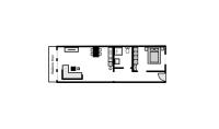 Apartment mit 1 Schlafzimmer und Balkon