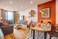 "Le 139" FRONT DE MER - Grand appartement contemporain 2 à 6 personnes - 1er étage - Chambres d'hôtes Houlgate