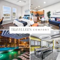 Cityscape Luxury Living Downtown Fort Worth Condo, Pool, Gym, Parking, BBQ - B&B