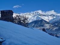 Camera Doppia con Letti Singoli con Vista Montagna