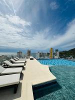Apartamento con hermosa vista y piscina en Santa Marta - B&B