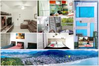 Aptº TOP 2 Quartos com Varanda, 400 m da Praia, em Condomínio com Piscinas, Sala, Smart TV, Sofá Cama, com 2 Banheiros, Cozinha Planejada Completa, Wi-Fi 200 mbps, Ares-condicionados, Churrasqueira, Máquina de Lavar e Tanque, Estacionamento, Portaria 24 h - Chambres d'hôtes Ubatuba