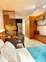 Estudio con 1 cama grande
