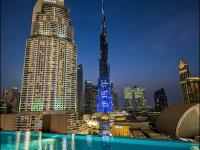 CH Skyline Retreat - Cozy 1BR Apt With Burj Khalifa and Fountain Views - Chambres d'hôtes Dubaï