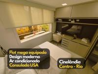 Flat Moderno completo Ar Consulado USA Cinelândia Centro - Feito por Arquiteto - B&B