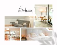 MILPAU Bottrop 1 - Modernes und zentrales Premium-Apartment mit Queensize-Bett - Netflix, Nespresso und Smart-TV - Ferienwohnung Bottrop