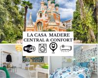 Casa Madere- Idéal Couples - Central & cosy -Train station - Tram & Supermarkets-Balcony- Washing-machine-AC - B&B Nizza