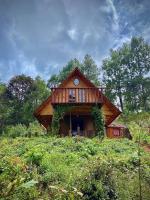 Cabaña en el bosque y cerca al río Starlink - Chambres d’hôtes