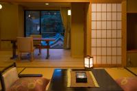 Japanese-Style Family Room with Dining Area