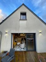 Plein centre Auray - Spacieux duplex T2 avec grande terrasse ensoleillée - Chambres d’hôtes