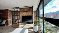 Loft moderno en Laureles vista - AC - Wifi - Chambres d’hôtes Medellín