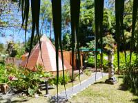 Gite du Manial Tipi bois Danse du Soleil - Chambres d’hôtes Pointe-Noire