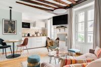 Marais Place des Vosges peaceful air-conditioned - B&B Parigi