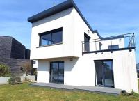 Maison neuve Vue Mer 4 étoiles avec SAUNA à 150m de la plage à PLEUMEUR-BODOU - Ref 242 - B&B