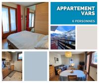 Cosy T2 6p - vue imprenable sur la station de Vars - B&B