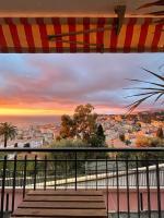 2 pièces, vue mer panoramique - Ferienwohnung Menton