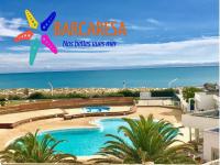 BARCARESA-Appartement belle vue mer piscine tennis mini golf wifi - Chambres d'hôtes Le Barcarès