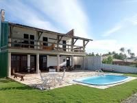 Casa Jangada - Incrível vista mar com Piscina e a melhor localização na Beira Mar da Taíba - Chambres d'hôtes Taíba