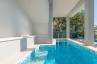 Mediterranes Apartment mit Panoramablick, Pool, Privatparkplatz, Grill - B&B Pisino