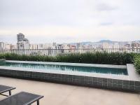 Apartment mit Poolblick