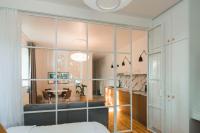 Wooden floor homes 2 bedrooms - B&B Liepāja