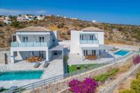 Gianna's Panoramic Seaview Twin Villas with pool 2 - Chambres d’hôtes Páno Kefalás