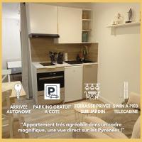 t1 bis cosy RDC avec terrasse centre luchon - Bed and Breakfast