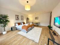 Moderne 2-Zimmer-Whg - Nähe Bahnhof mit Balkon und Stellplatz - 2 Smart-TV - Chambres d'hôtes Norderstedt