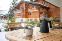 Mont d'arbois, 3 chambres avec terrasses et sauna dans la résidence - B&B Megève