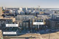 Stylish, 450 m walk to the Estonian ferry, Free parking and balcony - Ferienwohnung