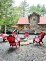 Stylish Forest Lodge with Large Hot Tub, Firepit and Fireplace 5 minutes to Gore Mountain - B&B North Creek
