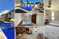 Aptos em condominio frente mar na praia de Taperapuã, atravessou a rua está na praia, aptos com 2 quartos com ar condicionado, internet privativa 300MBPS, 1 vaga de garagem, acomodam até 6 pessoas - B&B