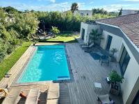 Villa architecte ecume 400m plage - B&B