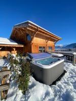 Chalet vue Mont Blanc avec jacuzzi extérieur - B&B