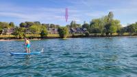 Lakefront. Appartement pieds dans l'eau. View and direct access to the lake. - Ferienwohnung