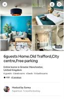 7 guests house Old Trafford,Media City,City centre, Free parking - B&B Manchester