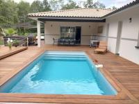 Villa Donostia - Jacuzzi & piscine chauffée - B&B Ayguemorte-les-Graves